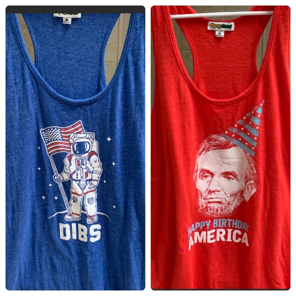 Two holiday tops